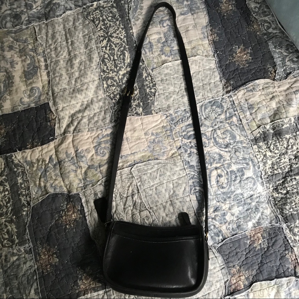 Vintage Coach Leather Purse Crossbody Bag